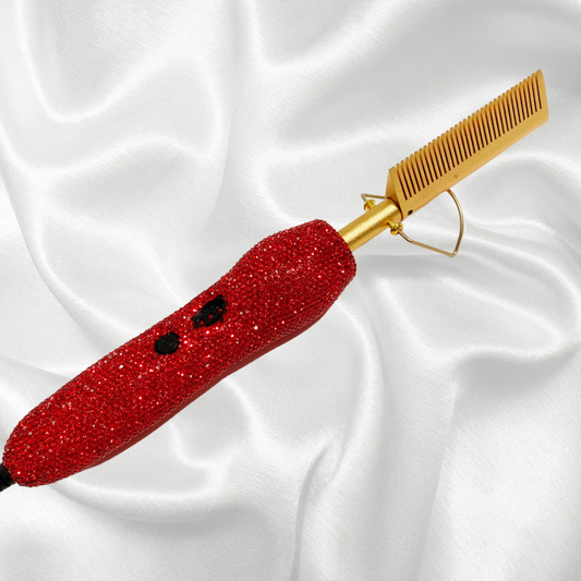 Luxurious Bedazzled Hot Comb