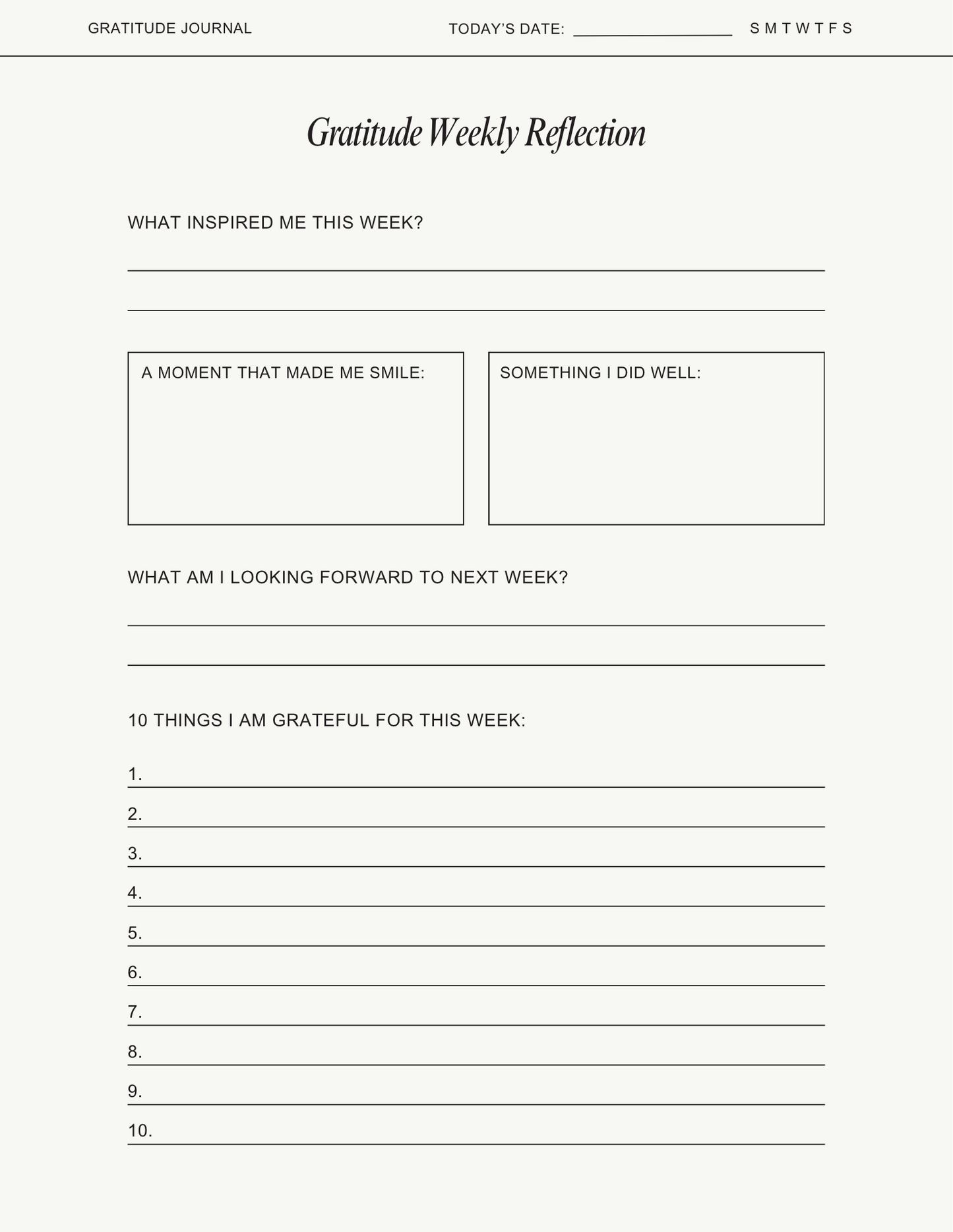 WEEKLY PLANNER TEMPLATE (PLR)