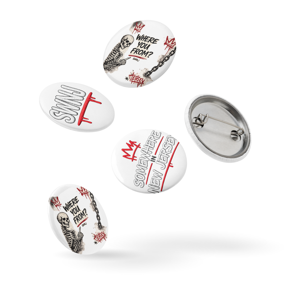 SWNJ 5 Piece Button Set