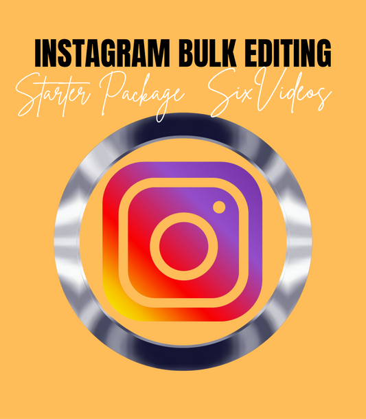 Starter Package (Instagram Video Editing Package - 6 Videos)