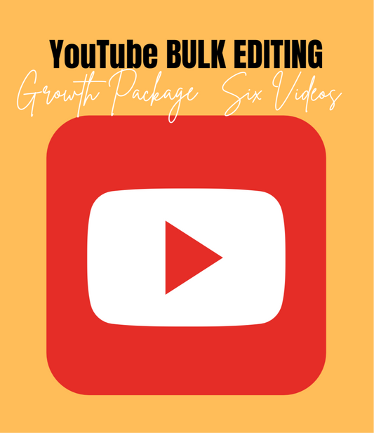 Growth Package (YouTube Video Editing Package - 6 Videos)