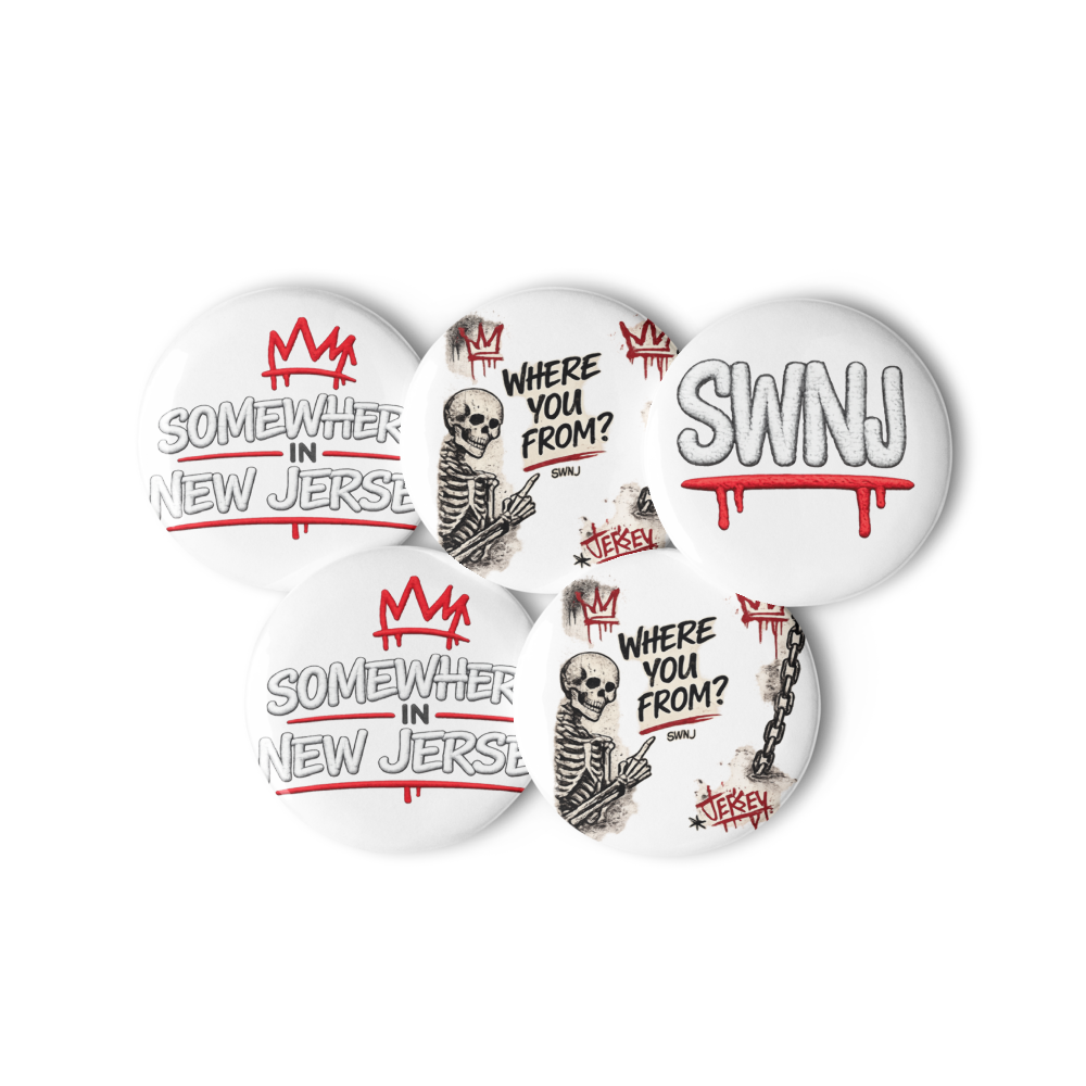 SWNJ 5 Piece Button Set