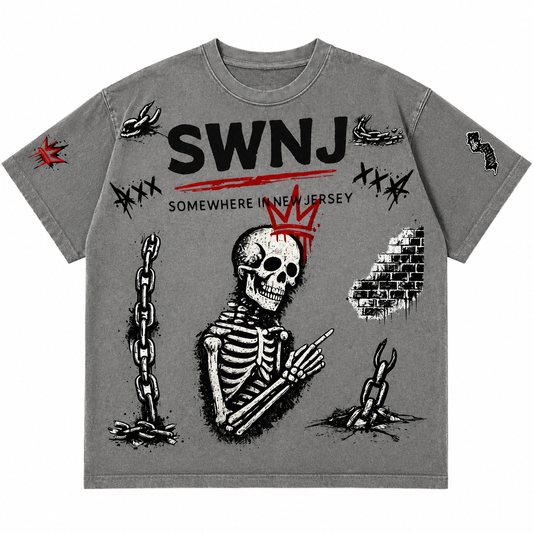 Unisex Faded Raw T-shirt